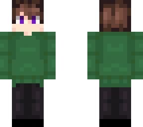 green sweater lucky