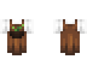 ob - garden overalls w/ plant & tshirt