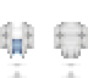 ob - light gray cardigan w/ white tshirt & shorts