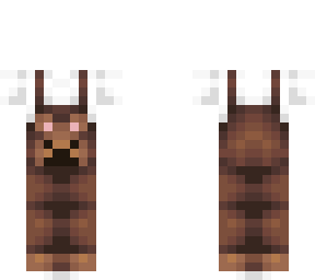 ob - white tshirt w/ bear overalls