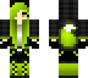 red eye classic green wolf girl