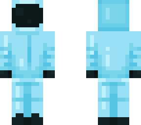 cyan astronaut