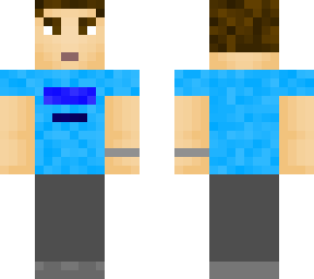 dude with a blue shirt