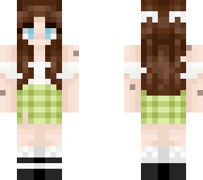 irl green brown hair