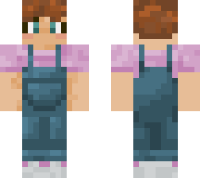lilac overalls
