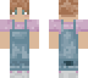 lilac overalls