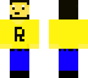 man in yellow shirt
