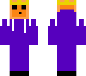 orange slime in pajamas/ twitch
