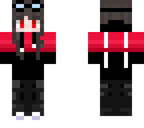 red (with googles)
