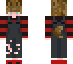 red puppy boy with brown hair