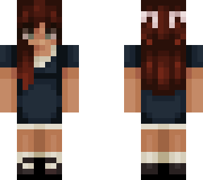 blue dress skin