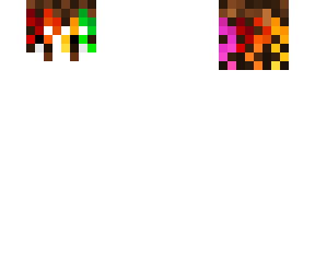 hb - rainbow & brown curly hair