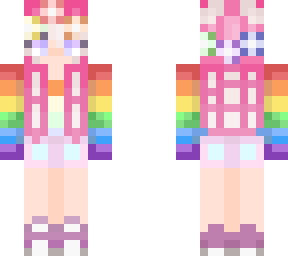 rainbow girl