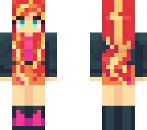 sunset shimmer - my little pony meichi16 skin
