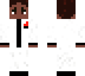white suit black man.. | Minecraft Skin