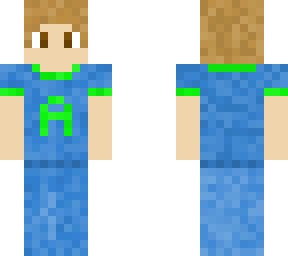 blond boy green and blue pajamas no shoes brown eyes