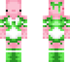 green maid axolotl by cleora