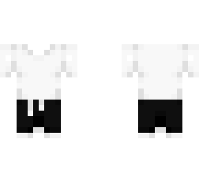 ob - summer white tshirt w/ black shorts