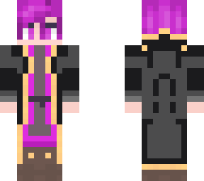 pink medieval mage