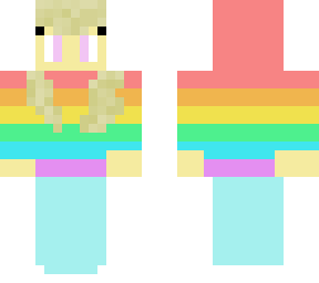 rainbow girl