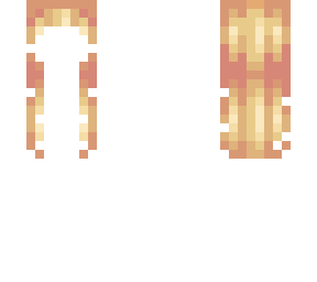Strawberry Blonde Hair Base Minecraft Skin