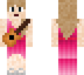 layered eras tour taylor swift surprise new pink dress with guitar