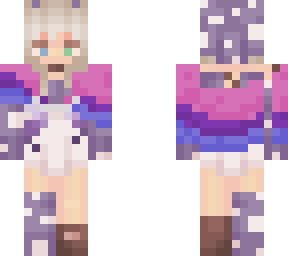 minecraft skin with flag