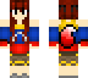 my skin for minecraft (girl version)