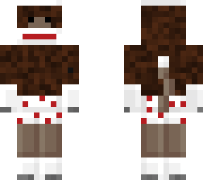 sock monkey brown sheep