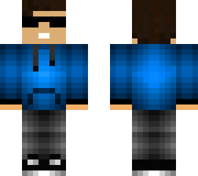 blue hoodie skin hosain