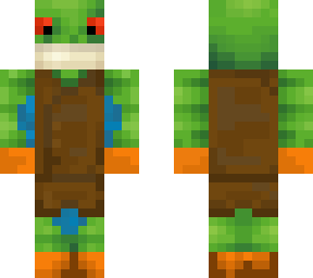 frog with clothes