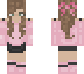 pink and black girl