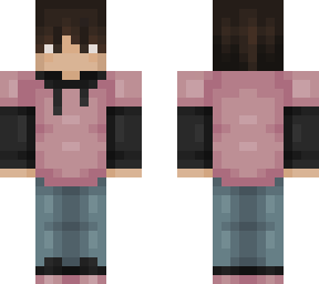 pink and black hoodie