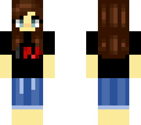 steakwad roblox character girl (black shirt)