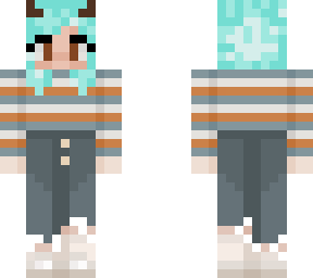 teal hair
