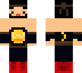yo con el big gold belt del wrestling