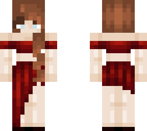 red dress - | Minecraft Skin red dress - | Minecraft Skin