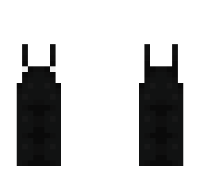 ob - simple cute dark overalls