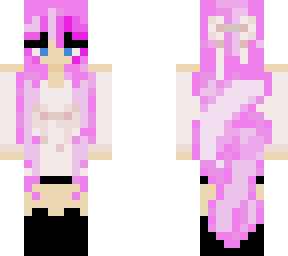Pink haired girl | Minecraft Skin