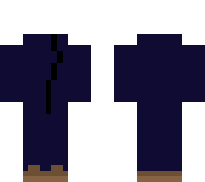 a very basic male jujutsu outfit