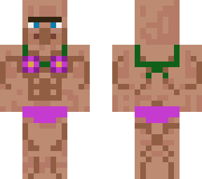 flower bikini villager