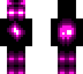 glowing man- pink variation