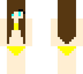 two-piece swimsuit (yellow)