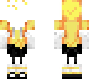 yellow hoodie with black skirt