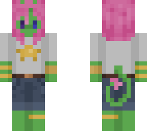 alien oc with white shirt