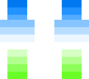 blue to green