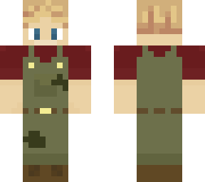 boy in overalls