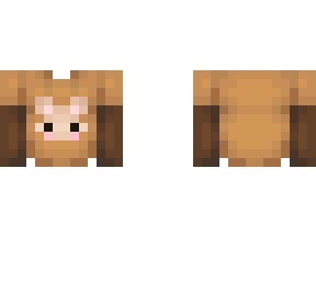 ob - coffee brown sweater w/ mouse