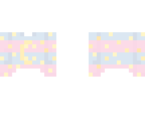 ob - pastel blue & pink sweater w/ stars & moon