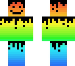 rainbow man- decorative (black)
